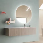 Тумба с умывальником Arbi Inka 02 155.6х50.5 см, вяз Perla (Inka 02) - Фото 1